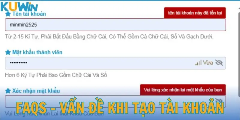 Những câu hỏi thường gặp về quy trình tạo tài khoản