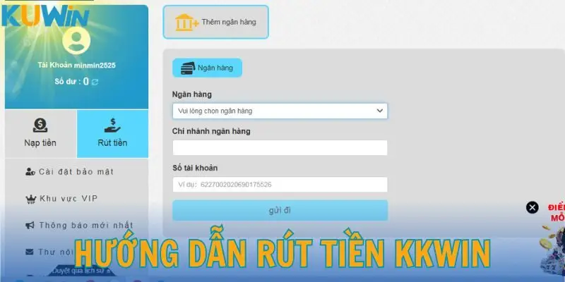Từng bước hướng dẫn rút vốn từ ngân hàng và thẻ cào