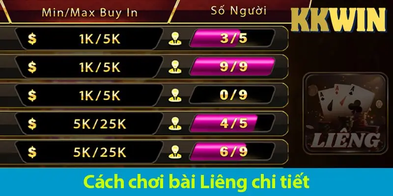 Bài liêng: Cách chơi, tính điểm và các mẹo chơi hiệu quả 2025